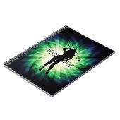 Hula Hoop Girl; Cool Notizblock (Linke Seite)