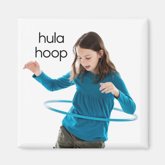 Hula Hoop Kühlschrank Magnet (Vorne)