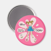 Hula Hoop New Big Sister Magnet (Vorderseite/Rückseite)