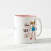 Hula Hoop New Big Sister Zweifarbige Tasse (VorderseiteRechts)