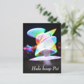 Hula hoop Poi twirler Postkarte (Stehend Vorderseite)