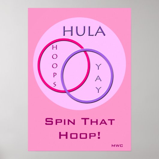Hula Hoop Spinning Poster (Vorne)