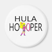 Hula Hooper Girl Magnet (Vorne)