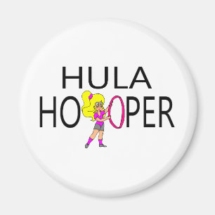 Hula Hooper Girl Magnet