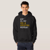 Hula-Hooping essen Hoodie (Vorne ganz)
