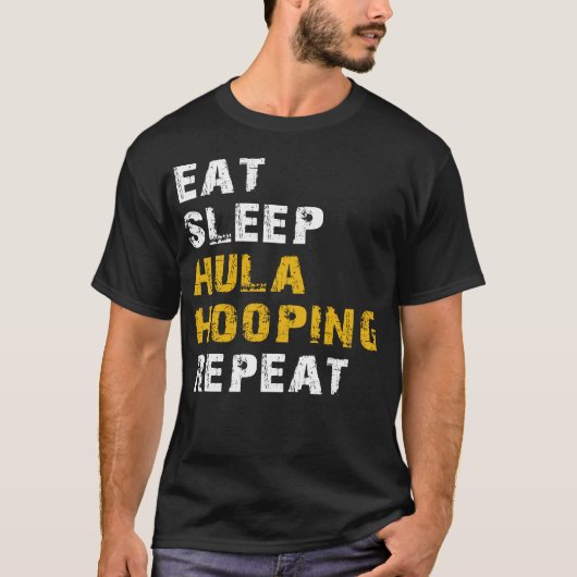 Hula-Hooping essen T-Shirt (Vorderseite)