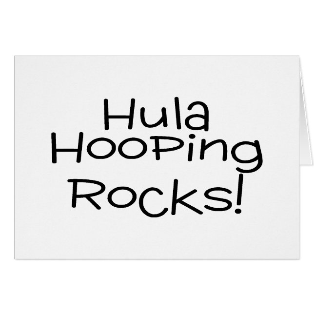Hula Hooping Felsen (Vorderseite (Horizontal))