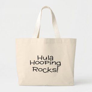 Hula Hooping Felsen Jumbo Stoffbeutel