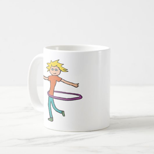 Hula Hooping Kaffeetasse (Vorderseite Links)