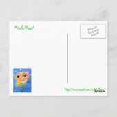 Hula Hoot Postkarte (Rückseite)