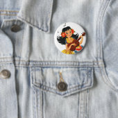 Hula Hula Mädchen Button (Beispiel)
