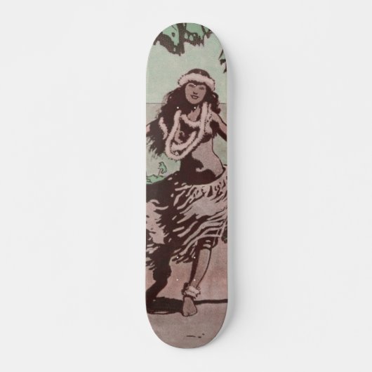 Hula Hula Mädchen Skateboard (Vorne)
