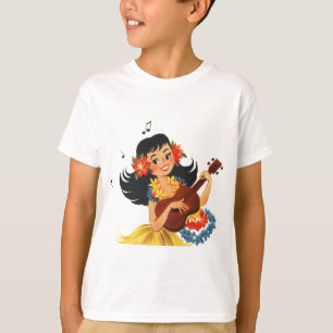 Hula Hula Mädchen T-Shirt