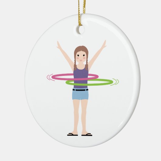 Hula Keramik Ornament (Links)