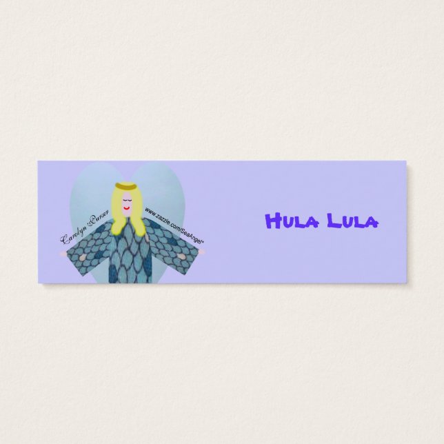 Hula Lula, Mini-Lesezeichen (Rückseite)