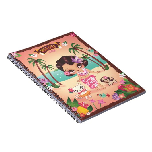 Hula Lulu-Notebook Notizblock (Rechte Seite)