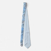Hula Mädchen auf Blau Krawatte (Rückseite)