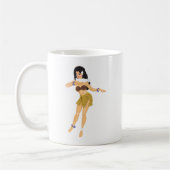 Hula-Mädchen Kaffeetasse (Links)