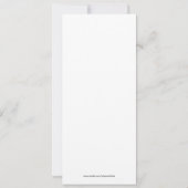 Hula Mädchen Luau Party Einladungen (Rückseite)