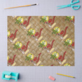 Hula Mädchen Mele Kalikimaka Seidenpapier (Basteln)