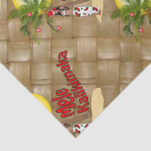 Hula Mädchen Mele Kalikimaka Seidenpapier (Detail)