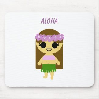 Hula Mädchen (PS-Grafik bis zum 9 Jahr alte Mousepad