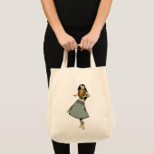 Hula Mädchen Tragetasche (Vorderseite (Produkt))