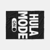 Hula-Modus Auf Hawaii Luau-Urlaubsfeier Fleecedecke (Vorderseite (Horizontal))