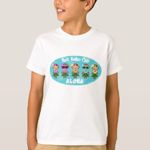 Hula Monkey Club ALOHA - Kinder Sweatshirt T-Shirt