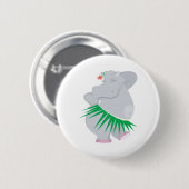Hula Nilpferd Button (Vorne & Hinten)
