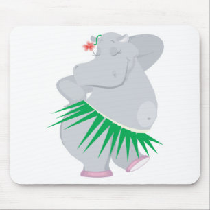 Hula Nilpferd Mousepad