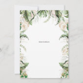 Hula On Over Party, Ananas Geburtstag Einladung (Rückseite)