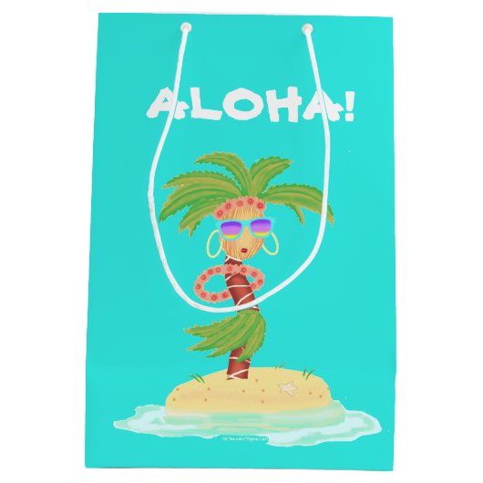 Hula Palm Geschenktüte (Rückseite)