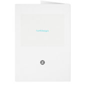 Hula Palm Urlaubskarte (Hinten)