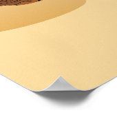 Hula Pinguin zur Cartoon-Abbildung Poster (Ecke)