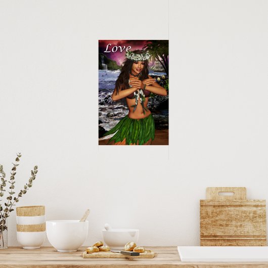 Hula Poster (Küche)