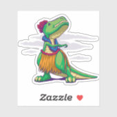 Hula Rex Aufkleber (Blatt)