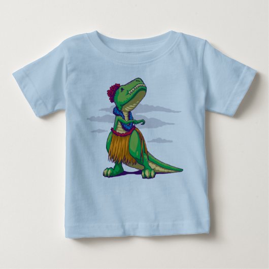 Hula Rex Baby T-shirt (Vorderseite)