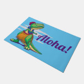 Hula Rex Fußmatte (Schrägansicht)