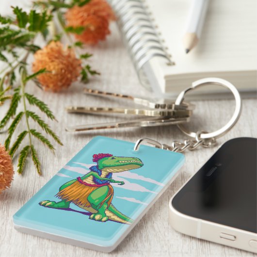 Hula Rex Schlüsselanhänger (Vorderseite rechts)