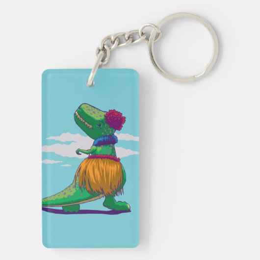 Hula Rex Schlüsselanhänger (Rückseite)