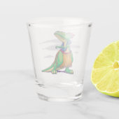 Hula Rex Schnapsglas (Rückseite)