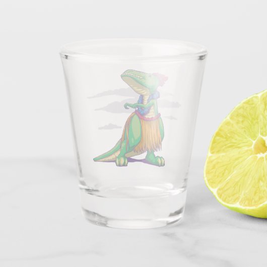 Hula Rex Schnapsglas (Rückseite)