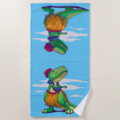 Hula Rex Strandtuch (Vorderseite)