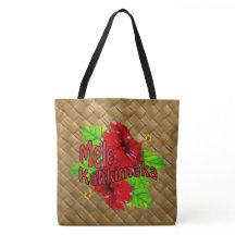 Hula rote Hibiskus Mele Kalikimaka