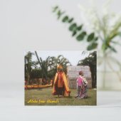 Hula Show Postkarte (Stehend Vorderseite)