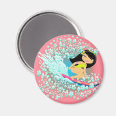 HULA SURFER! MAGNET (Vorderseite/Rückseite)