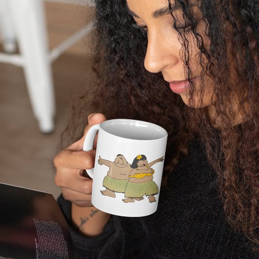 Hula-Tänzer Kaffeetasse