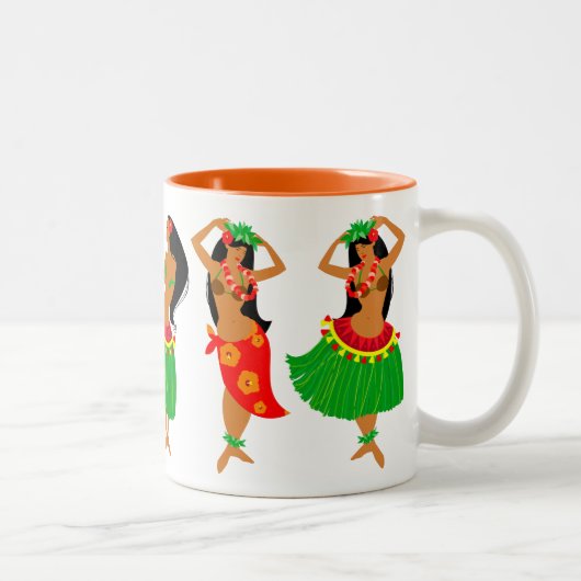 Hula Tänzer Tasse (Rechts)