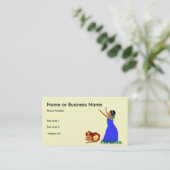 Hula Tänzer-Visitenkarte Visitenkarte (Stehend Vorderseite)